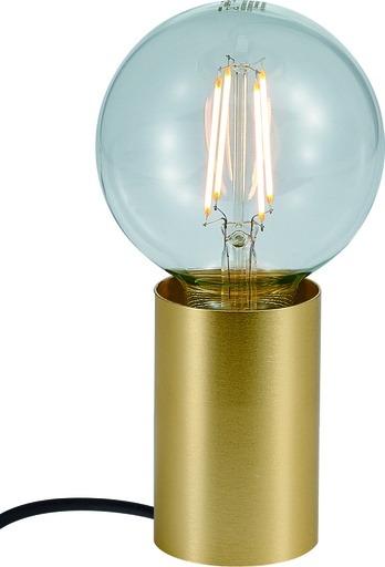 [4014477] BABU Tafellamp geborsteld goud 1x E27 excl (Ø56x80)