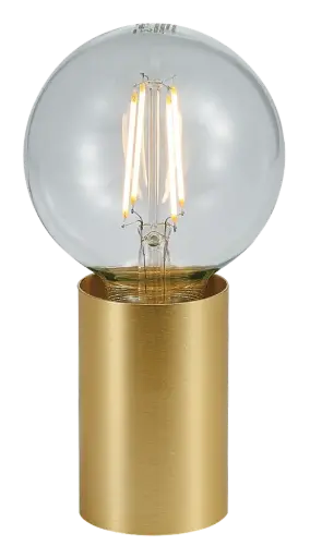 [4014477] BABU Tafellamp geborsteld goud 1x E27 excl (Ø56x80)