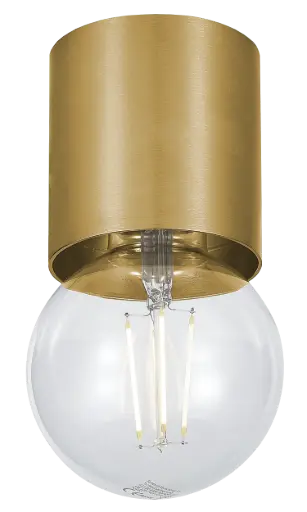 [4014482] BABU Plafondlicht geborsteld goud 1x E27 excl (Ø80x84)