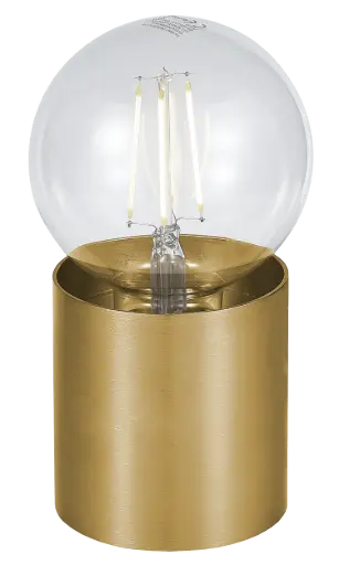 [4014487] BABU Tafellamp geborsteld goud 1x E27 excl (Ø80x84)