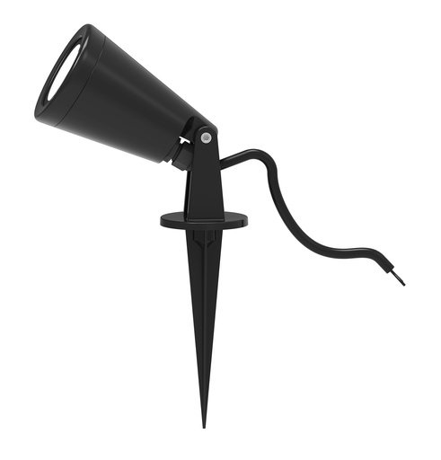 [3390105] YAKU Pinspot IP65, zwart, GU10 excl