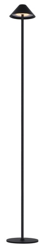 [3430050] QUTE LED vloerlamp 3W 320Lm IP54, herlaadbaar, batterij incl, zwart