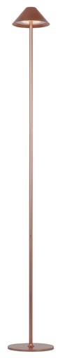 [3430051] QUTE LED vloerlamp 3W 320Lm IP54, herlaadbaar, batterij incl, koper