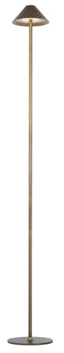 [3430052] QUTE LED vloerlamp 3W 320Lm IP54, herlaadbaar, batterij incl, brons