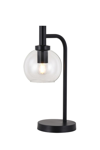 [3403628] OSIRA Tafellamp E27 Zwart, helder glas Ø150mm