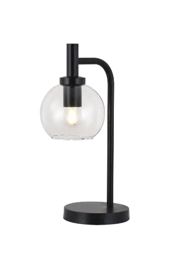 [3403628] OSIRA Tafellamp E27 Zwart, helder glas Ø150mm