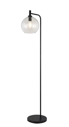 [3403629] OSIRA Vloerlamp E27 Zwart, helder glas Ø250mm
