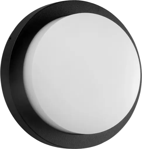 [3434061] LIBRA plafond lamp 10W 3000K IP54 zwart rond