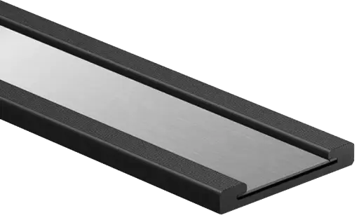 [3428241] SKYLINE Staal kabel profiel voor LED strip, zwart (per meter)