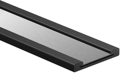 [3428241] SKYLINE Staal kabel profiel voor LED strip, zwart (per meter)