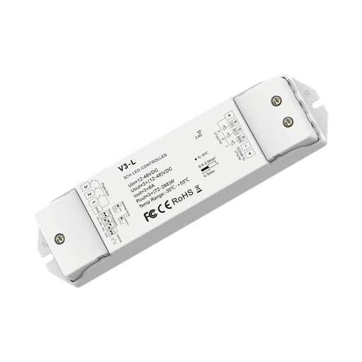 [3428230] Controller for single colour LED strip, DC12-48V, max 3x6A