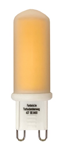 [8202619] G9 4,3W LED 480LM 2700K Dimbaar