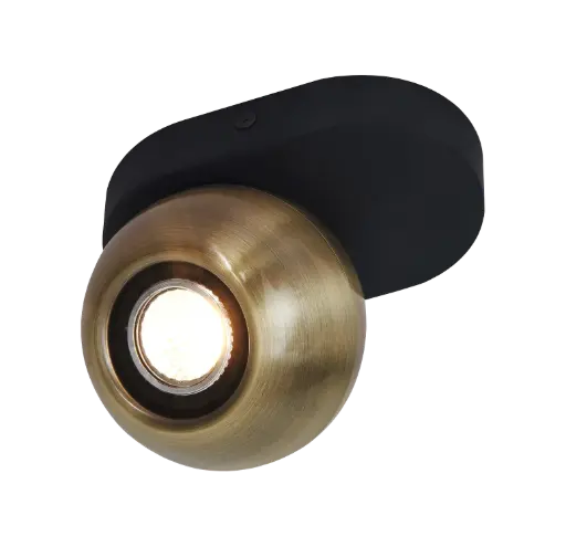 [3433041] TRITON 1L GU10 (excl) zwart / brons