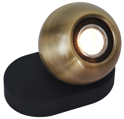 [3433041] TRITON 1L GU10 (excl) zwart / brons