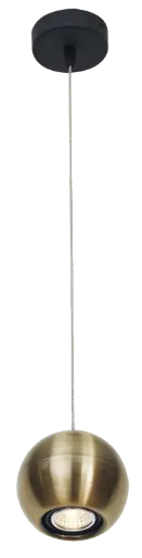 [3433046] TRITON 1L pendel, GU10 (excl) zwart / brons