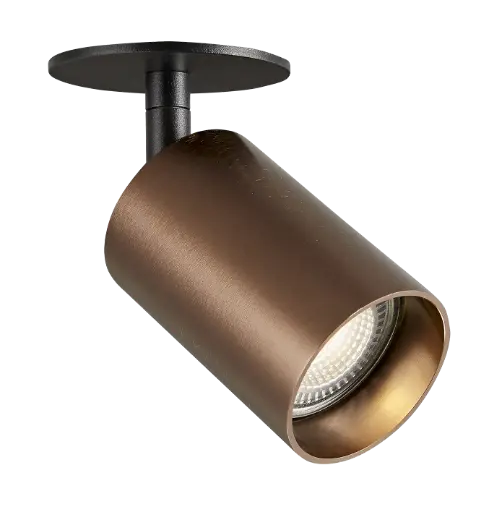 [4014546] TABOO 1L INPUT GU10 (excl) zwart + geborsteld brons