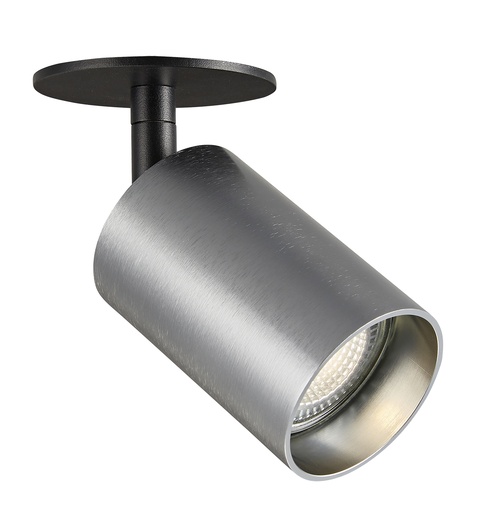 [4014566] TABOO 1L INPUT GU10 (excl) zwart + geborsteld staal