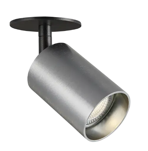 [4014566] TABOO 1L INPUT GU10 (excl) zwart + geborsteld staal
