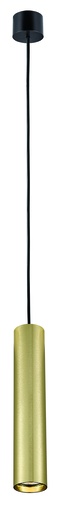 [4014620] TABOO pendel GU10 (excl) zwart + geborsteld goud