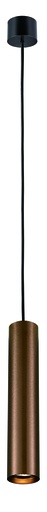 [4014621] TABOO pendel GU10 (excl) zwart + geborsteld brons
