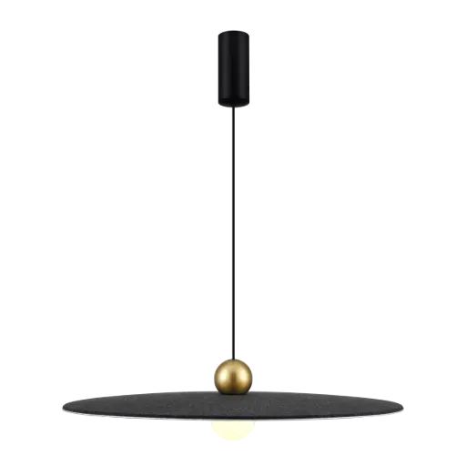 [3432162] JUTTU 8W LED Pendel Ø600mm dimbaar vilt donker grijs / licht grijs