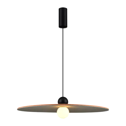 [3432163] JUTTU 8W LED Pendel Ø600mm dimbaar vilt licht bruin / grijs
