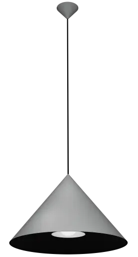 [3432180] MIRAGO 1xE27 Pendel Ø550mm grijs / zwart