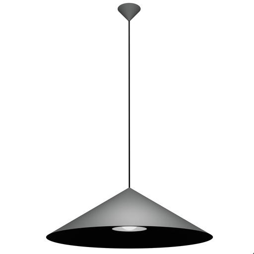 [3432181] MIRAGO 1xE27 Pendel Ø750mm grijs / zwart