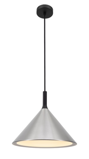 [3432102] KOTO 1xE27 Pendel Ø295mm zilver / zwart / wit