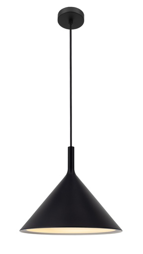[3432103] KOTO 1xE27 Pendel Ø295mm zwart / zwart / wit