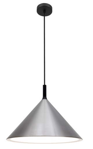 [3432105] KOTO 1xE27 Pendel Ø395mm zilver / zwart / wit