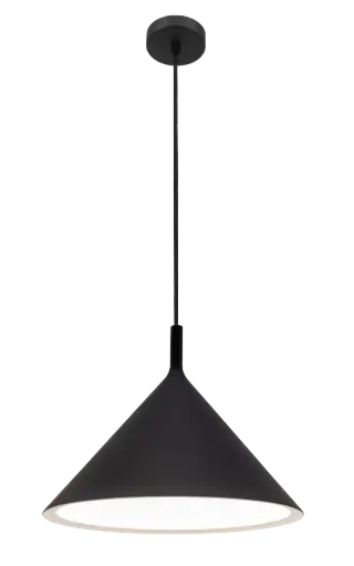 [3432106] KOTO 1xE27 Pendel Ø395mm zwart / zwart / wit