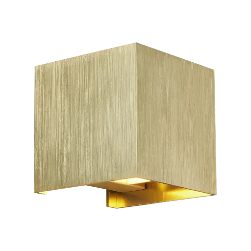 [4014403] TOKO Wandlicht geborsteld goud G9 excl (max 40W)