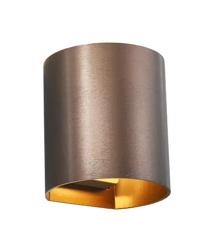 [4014414] RADU Wandlicht geborsteld brons G9 excl (max 40W)