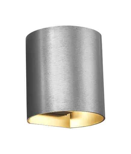 [4014409] RADU Wandlicht geborsteld staal G9 excl (max 40W)