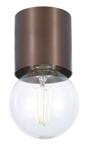 [4014483] BABU Plafondlicht geborsteld brons 1x E27 excl (Ø80x84)