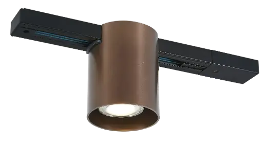 [TR0151BR] BABAR rnd 1xGU10 excl Spot 1F-track geborsteld brons