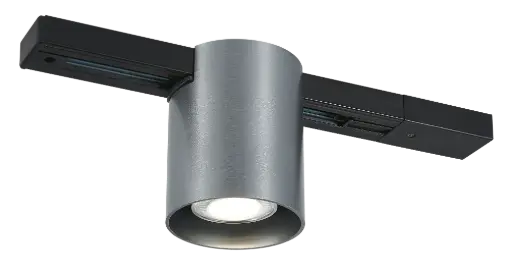 [TR0151DG] BABAR rnd 1xGU10 excl Spot 1F-track geborsteld staal