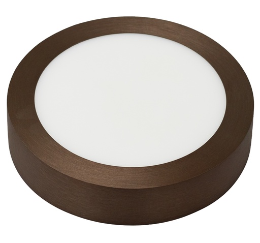 [3422151] FLUKE LED plafonnier rond geborsteld brons 12W 3000K Ø17,5cm
