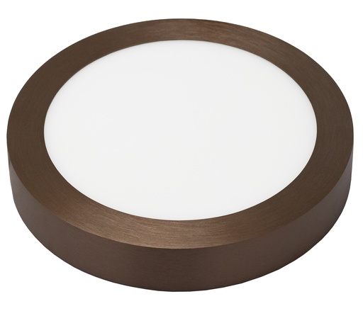 [3422152] FLUKE LED plafonnier rond geborsteld brons 18W 3000K Ø23,5cm