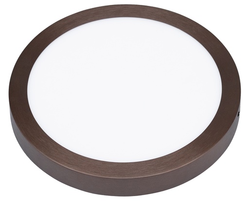 [3422154] FLUKE LED plafonnier rond geborsteld brons 24W 3000K Ø30cm