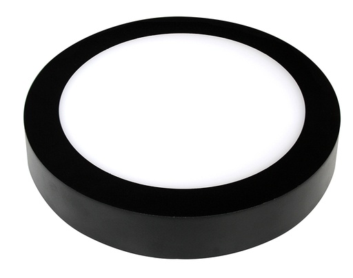 [3422108] FLUKE LED plafonnier rond zwart 24W 3000K Ø30cm