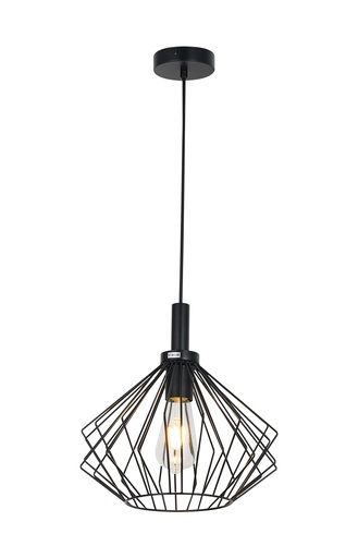 [3403195] ANGULO pendel 1x E27 zwart