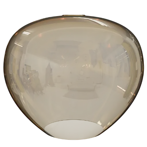 [GL340367X290] GLASS REMY amber Ø290mm