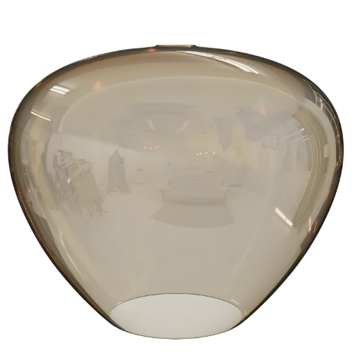 [GL340367X400] GLASS REMY amber Ø400mm
