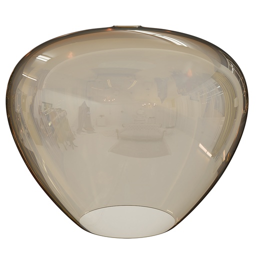 [GL340367X400] GLASS REMY amber Ø400mm