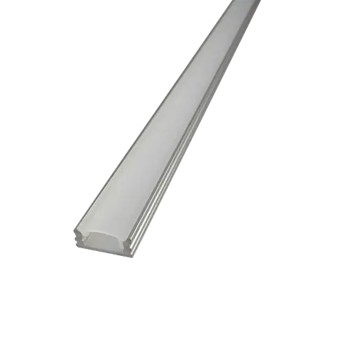 [3428096] XINIX inbouwprofiel + cover 17x7x2000mm aluminium + accessoires