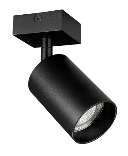 [4014531] TABOO 1L GU10 (excl) zwart, spot