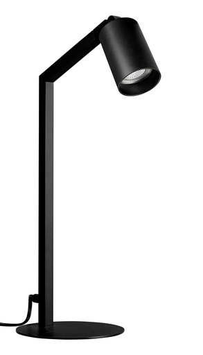 [4014537] TABOO 1L GU10 (excl) zwart, tafellamp