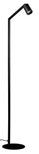 [4014538] TABOO 1L GU10 (excl) zwart, vloerlamp